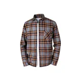 Стильный оранжевый в клетку