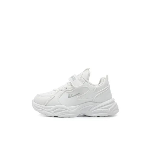 Warrior Студенты Белый Кроссовки Амортизация Устойчивые к Износу Анти-КИК Низкий Топ Повседневный Детский