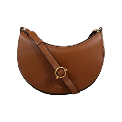 Wandler Сумка из кожи Hobo Сумка через плечо Стандартная Женская Коричневая