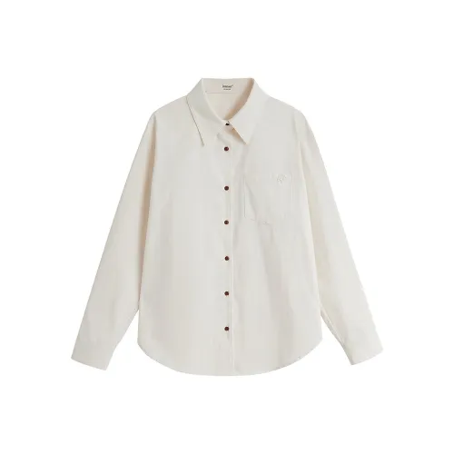 Inman TREASURE Похудение Предосенний Комплект Элегантность Доступный Вечный Модный ATMOSPHERE Рубашка Женская