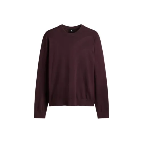 H M Темно-сливовый мужской трикотаж