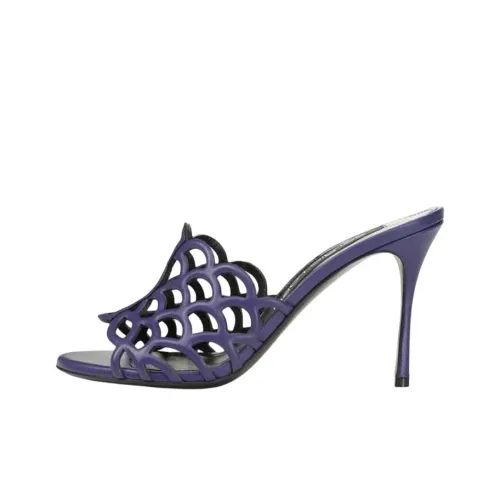 SERGIO ROSSI Слипоны Женские Фиолетовые