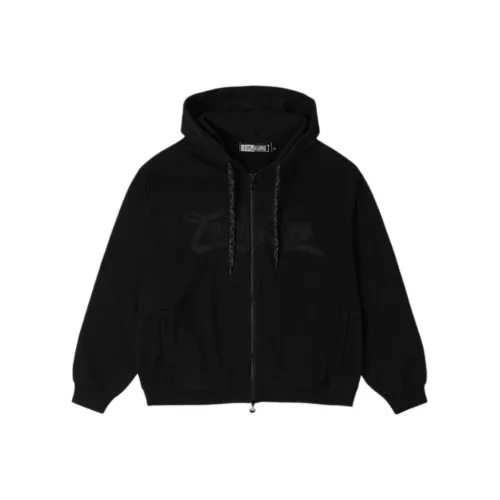 EVISU Черный с принтом на всех поверхностях Мужские Свитшоты