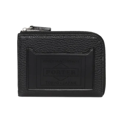 PORTER Leather Картхолдер Унисекс Черный
