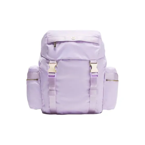 Lululemon Нейлон Рюкзак Женские Фиолетовый