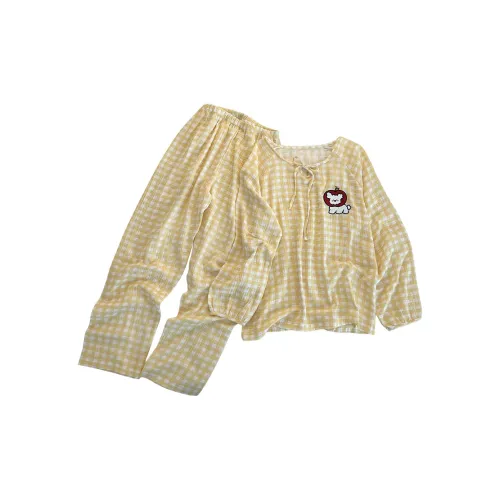 ЮЙЧЖАОЛИНЬ Pajama Комплект Весенний и Осенний Женский