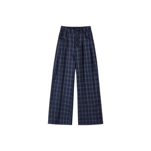 ALCOFM Темно-синие унисекс повседневные штаны