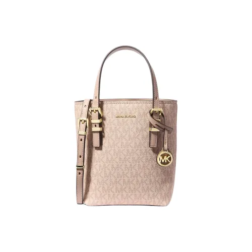 MICHAEL KORS Quinn Покрытый холст Ведрообразная Сумка Сумка через плечо Сумка для женщин Розовый