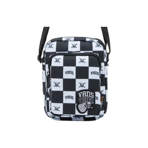 Vans Полиэстер Плечевая сумка Унисекс Черный Белый