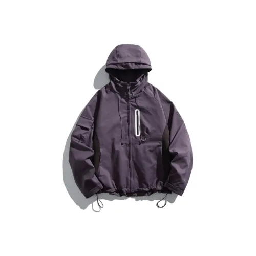 Xingyue Фиолетовый Унисекс Куртки