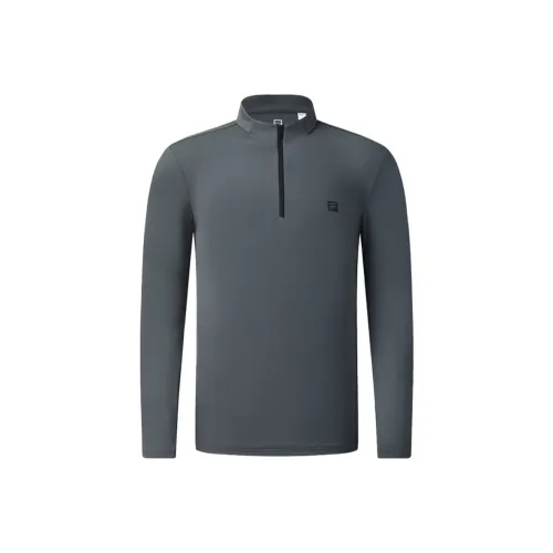 FILA Фитнес Темно-сланцево-серый Мужской T-рубашки