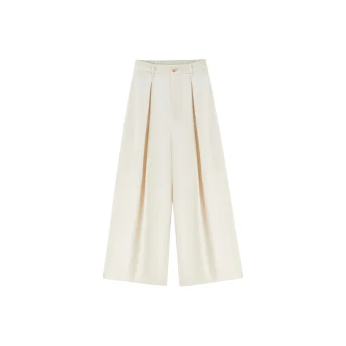 Giordano 01 Кремовый Абрикос Женские Повседневные Штаны