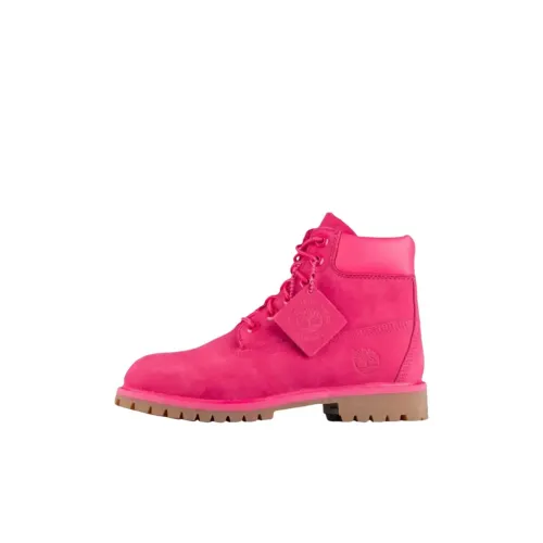 Timberland 6 Inch High Топ Детские ботинки Розовый Детский