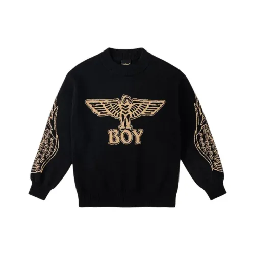 BOY JUNIOR Черный Kids Свитера