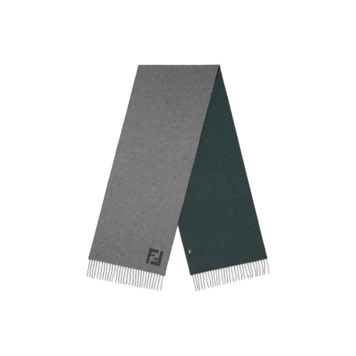 FENDI Sheep Wool Knit Шарфы Мужской Серый