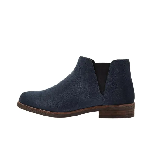 Clarks Demi 2 Beat Челси 3 см Женские Морской синий