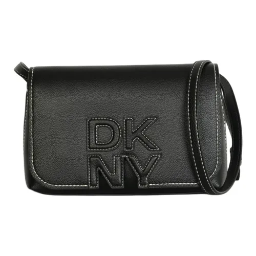 DKNY ПУ (полиуретан) Волокно Сумка через плечо Женская Черная