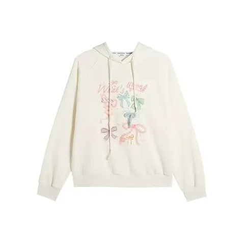 PLAY BUSH Абрикос Флис с подкладкой Женские Свитшоты