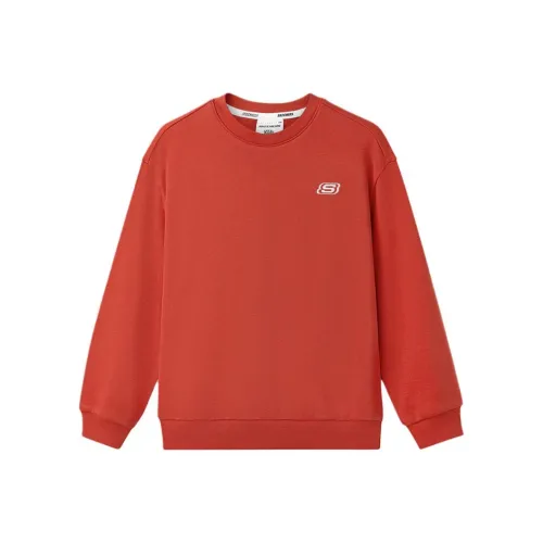 Skechers Kids Пламя Вихрь Красный 034X Детские Свитшоты