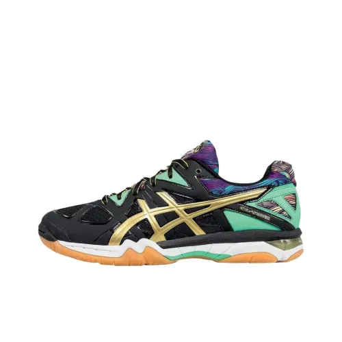 ASICS Гель Tactic Беговые кроссовки Унисекс Черный Зеленый