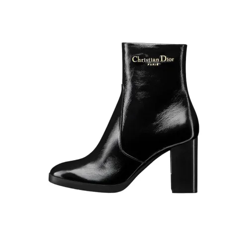 DIOR D Town Ботильоны 8 см Женские Черный