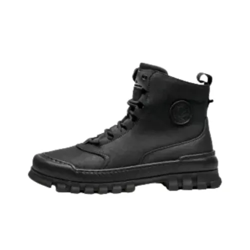 LEAVELAND Мужские ботинки Martin черные