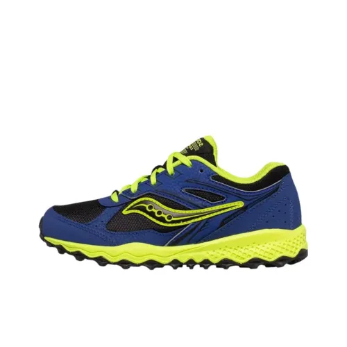 Saucony Cohesion TR14 Lace Cohesion Low Топ Детские беговые кроссовки Синий черный Подростки