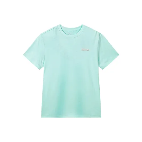 Erke Повседневный Короткий рукав T-рубашки Мужской Базовый Зеленый