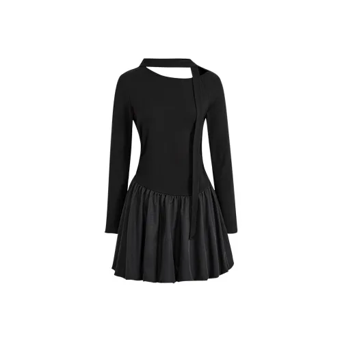 KUOSE Длинное платье с длинными рукавами женское