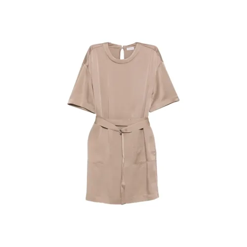 BRUNELLO CUCINELLI FW25 Короткий рукав Платье Женское