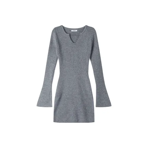 HTHK Длинное платье с длинными рукавами женское