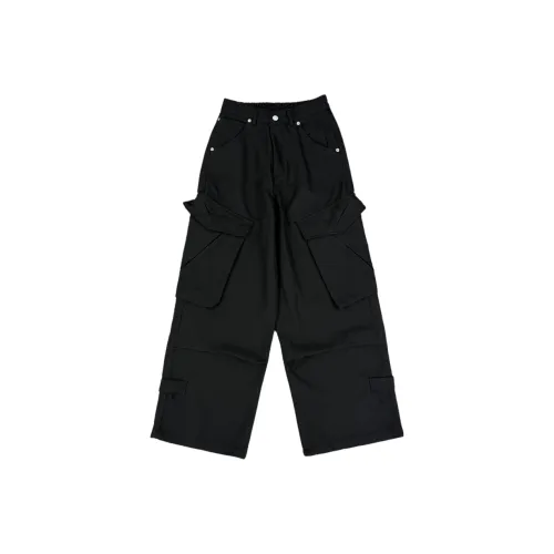 PGKZ Black Unisex Casual Pants PGKZ Черные Унисекс Повседневные Штаны