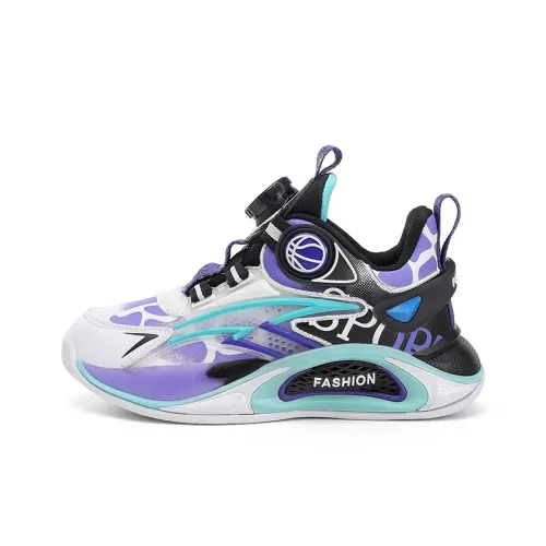 TLIT Противоскользящие Устойчивые к износу Амортизация Отскок Дышащие Детские Баскетбольные Кроссовки для Детей