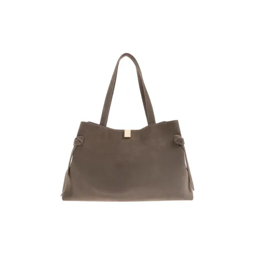 YUZEFI Замша Тоут Сумка Сумка для покупок Сумка Сумка через плечо Женская Серый