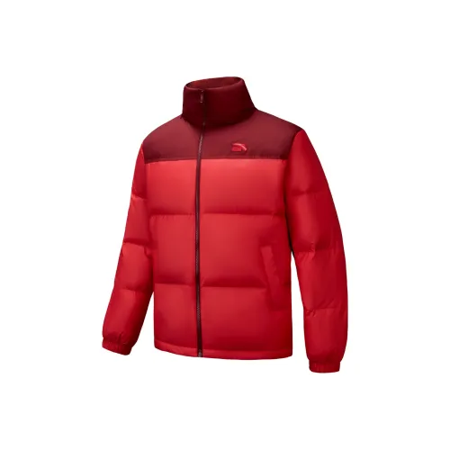 ANTA Пуховик Мужской Темно-Красный Цвет