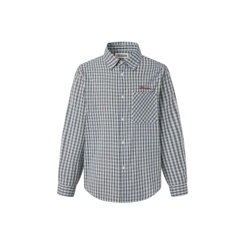 CHINISM Синий Мужская Рубашка