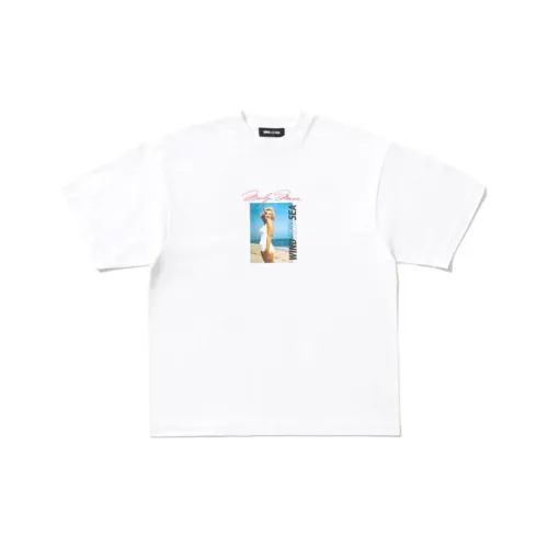 WIND AND SEA совместное издание x Marilyn Monroe Коллаборация Marilyn Monroe Коллаборация FW25 T-рубашка Унисекс
