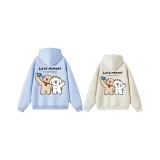 Подарочная сумка синего цвета + абрикосовый Selfie с щенком