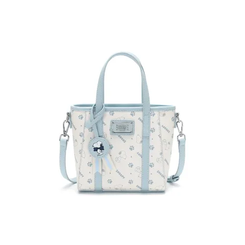 SNOOPY PU (полиуретан) и PVC Одно плечо Сумка Стандартная Женская Синяя