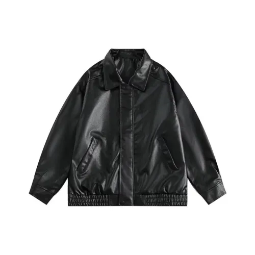 TONYBEAR Юность Отложной воротник Пилот Кожа Куртка Мужская