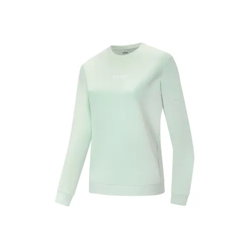 XTEP Толстовка Женская Мятно-Синяя Зеленая