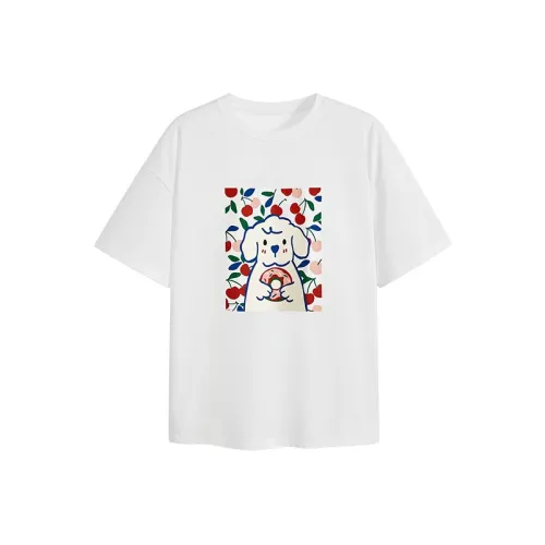 KUOSE Белый Женские T-рубашки