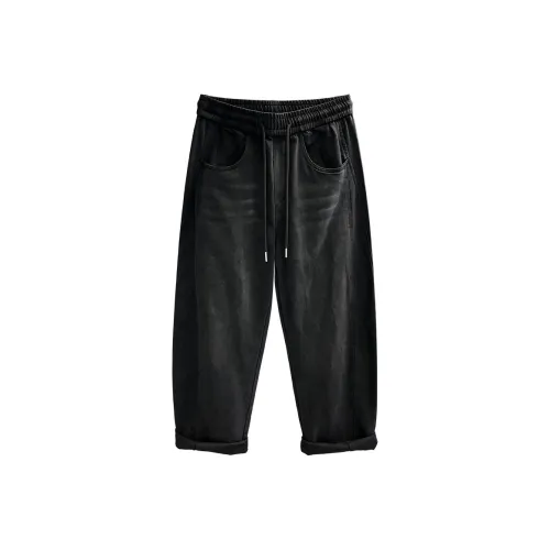 YGQPZHZ Черные Мужские Джинсы