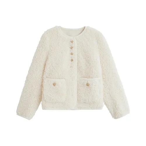 Inman Экрю Женские Меховые изделия