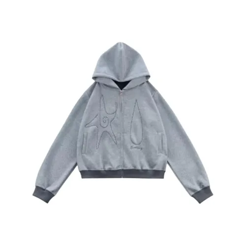 XIAOLIZI Серый Унисекс Свитшоты