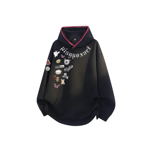 PISYPOX С капюшоном Длинный рукав Унисекс