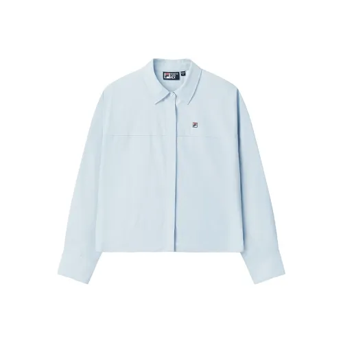 Fila Heritage Alice Blue Women's Shirts Fila Heritage Alice Синий Женские Рубашки