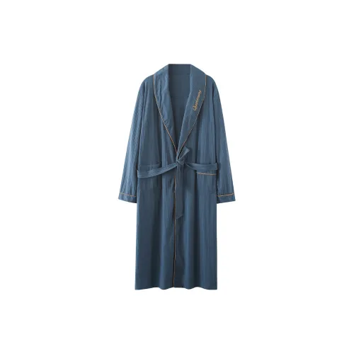Pretty lady Темно-синий Мужской Банные халаты
