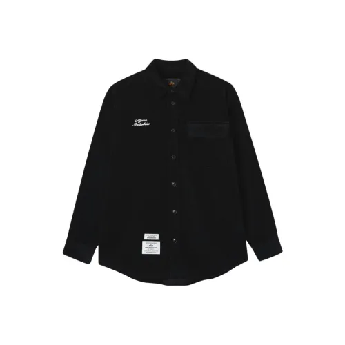 Alpha Industries BKX Черный Мужская Рубашка