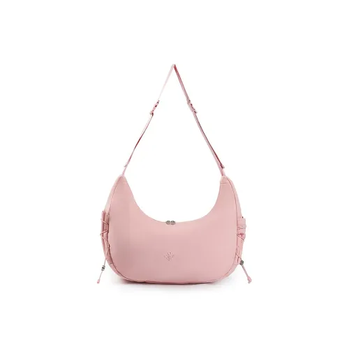 Палладий Ткань Сумка через плечо Женская Коралловый Румяна